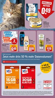 Katzenfutter im REWE Prospekt "Dein Markt" mit 18 Seiten (Pforzheim)