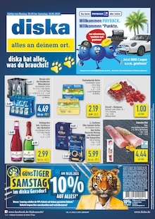 Aktueller diska Prospekt "Alles günstig. Alles da. Alles an Deinem Ort." Seite 1 von 12 Seiten für Gersdorf