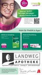 Apotheken Prospekt von mea - meine apotheke in Brokstedt Aktueller mea - meine apotheke Apotheken Prospekt für Brokstedt: Unsere August-Angebote mit 4} Seiten, 01.08.2025 - 31.08.2025