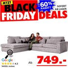 Aktuelles California Ecksofa Angebot bei Seats and Sofas in Bochum ab 749,00 €