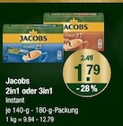 2in1 oder 3in1 Instantkaffee von Jacobs im aktuellen V-Markt Prospekt für 1,79 €