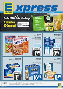 Aktueller EDEKA Prospekt (Vaterstetten, 4 Seiten zum blättern EDEKA Prospekt Wir lieben Lebensmittel. mit 4 Seiten