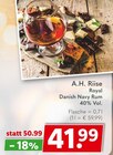 Aktuelle Rum Angebote bei Getränkeland in Rostock Aktuelles Royal Danish Navy Rum 40% Vol. Angebot bei Getränkeland in Rostock ab 41,99 €