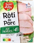 Rôti de porc aux herbes - Saint Alby en promo chez Lidl Rillieux-la-Pape à 1,12 €