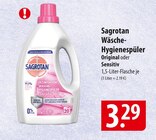 Sagrotan Wäsche-Hygienespüler Original oder Sensitiv Angebote bei famila Nordost Langenhagen für 3,29 €