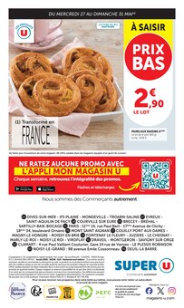 Promotion Pain dans le prospectus Super U, valable du 27/05/2026 au 07/06/2026 Promo Pain dans le catalogue Super U du moment à la page 12