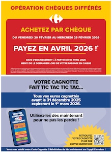 Promotion Lessive dans le prospectus Carrefour, valable du 17/02/2026 au 02/03/2026 Promo Lessive dans le catalogue Carrefour du moment à la page 3