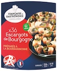 Escargots de Bourgogne Moyen Label Rouge x36 Surgelés - Française de Gastronomie dans le catalogue Intermarché Hyper