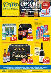 Netto Marken-Discount Prospekt "DER ORT, AN DEM DU IMMER AUSGEZEICHNETE PREISE FINDEST." mit  Seiten (Dresden)