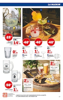 Promo Set De Table dans le catalogue Hyper U du moment à la page 23