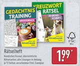 Gedächtnis Training im Angebot bei ALDI Nord in Marl Gedächtnis Training Angebote bei ALDI Nord Marl für 1,99 €