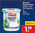 Quark Creme Angebote von Ehrmann bei Netto Marken-Discount Krefeld für 1,19 €