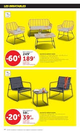 Promos Canapé dans le catalogue "LES PRIX BAS Spécial bières" de Hyper U Canapé en promo dans le catalogue Hyper U à la page 44