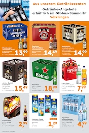 Bier im Globus-Baumarkt Prospekt in Heusweiler Aktueller Globus-Baumarkt Prospekt mit Bier, "Immer eine Idee besser", Seite 12