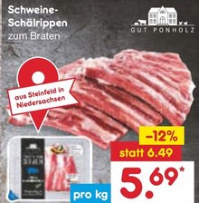 Schweine-Schälrippen bei Netto Marken-Discount in Herford Schweine-Schälrippen im Angebot bei Netto Marken-Discount Herford für 5,69 €