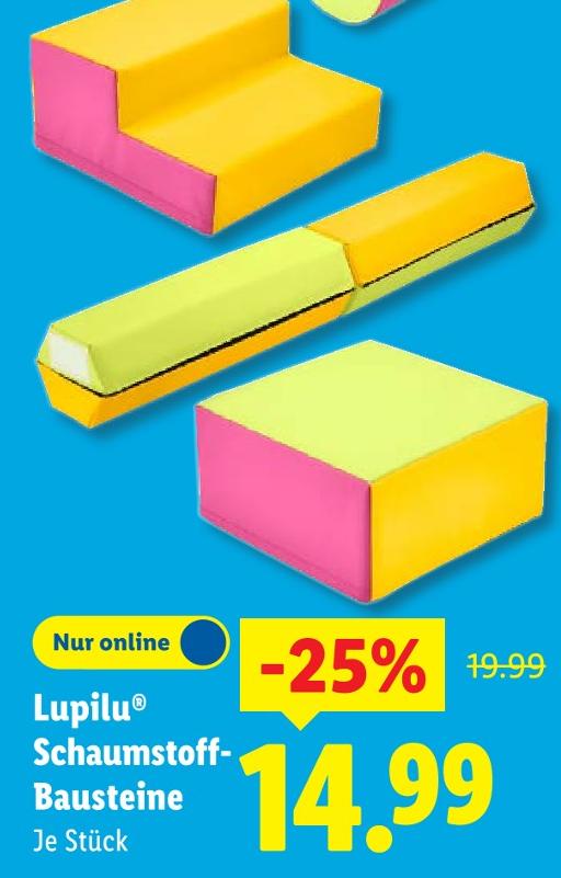 Schaumstoff-Bausteine