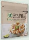 Crevettes crues décortiquées surgelées U Bio en promo à 5,28 € chez U Express Crevettes crues décortiquées surgelées U Bio dans le catalogue U Express