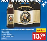 Premium Hefe Weißbier im Angebot bei Netto Marken-Discount in Winterberg Premium Hefe Weißbier Angebote von Franziskaner bei Netto Marken-Discount Winterberg für 13,99 €