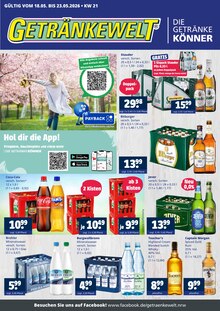 Wodka im aktuellen Getränkewelt Prospekt (Wuppertal) Wodka im Getränkewelt Prospekt "DIE GETRÄNKEKÖNNER" mit 4 Seiten (Wuppertal)