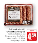 Aktuelle Hackfleisch Angebote bei EDEKA in Darmstadt Aktuelles Grillfertige Cevapcici Angebot bei EDEKA in Darmstadt ab 4,49 €