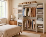Promo Kit dressing double colonne blanc à 79,90 € dans le catalogue Brico Dépôt à Prix-lès-Mézières