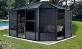 Hardtop-Pavillon Charleston 12x12 Angebote bei Hagebaumarkt Bocholt für 2.999,00 €