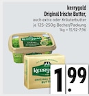 Original Irische Butter, auch extra oder Kräuterbutter von kerrygold im aktuellen EDEKA Prospekt für 1,99 €