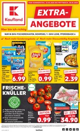 Kaufland Supermarkt Prospekt der aktuellen Woche mit 8 Seiten, gültig von 22.05.2025 bis 28.05.2025, in Midlum und Umgebung Aktueller Kaufland Supermarkt Prospekt in Midlum und Umgebung, "EXTRA-ANGEBOTE" mit 8 Seiten, 22.05.2025 - 28.05.2025
