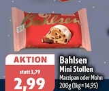 Mini Stollen von Bahlsen für 2,99 € bei aktiv & irma im Angebot Mini Stollen von Bahlsen im aktuellen aktiv & irma Prospekt