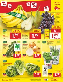 Bananen im Netto Marken-Discount Prospekt "Aktuelle Angebote" mit 53 Seiten (Dresden)