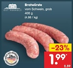 Bratwürste Angebote von Gut Ponholz bei Netto Marken-Discount Grevenbroich für 1,99 €