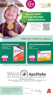 Aktueller mea - meine apotheke Prospekt "Unsere Dezember-Angebote" für Ulm Aktueller mea - meine apotheke Prospekt für Ulm mit Seiten