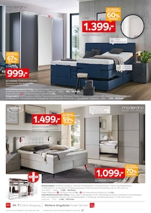 Boxspringbett im XXXLutz Möbelhäuser Prospekt "Schlafen Spezial" mit 8 Seiten (Frankfurt (Main))