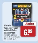 Geschirrspülmittel-Tabs Maxi-Pack Angebote von Finish bei combi Lemgo für 6,99 €