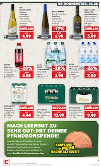 Bitburger im Kaufland Prospekt "Hier bin ich richtig" mit 65 Seiten (Neuwied)