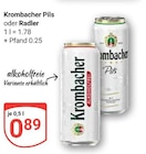 Pils im Angebot bei GLOBUS in Hürth Pils Angebote von Krombacher bei GLOBUS Hürth für 0,89 €