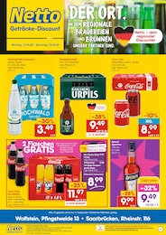 Netto Marken-Discount Prospekt für Saarbrücken: "DER ORT, AN DEM DU IMMER AUSGEZEICHNETE PREISE FINDEST.", 2 Seiten, 13.04.2026 - 18.04.2026