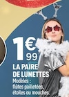 La paire de lunettes à 1,99 € dans le catalogue Centrakor