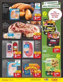 Wurst im Netto Marken-Discount Prospekt "Aktuelle Angebote" mit 55 Seiten (Leipzig)