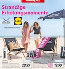 Liegestuhl oder Sonnenschirm Angebote von Sansibar bei Lidl Gelsenkirchen für 29,99 €