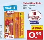 Beef Sticks im Angebot bei Netto Marken-Discount in Niederkassel Beef Sticks Angebote von Vitakraft bei Netto Marken-Discount Niederkassel für 0,99 €