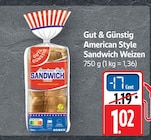 American Style Sandwich Weizen bei EDEKA im Prospekt "" für 1,02 €