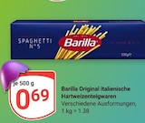 Original italienische Hartweizenteigwaren Angebote von Barilla bei GLOBUS Kerpen für 0,69 €