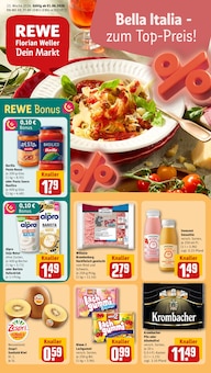 Aktueller REWE Prospekt "Dein Markt" Aktueller REWE Prospekt