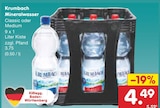 Aktuelles Mineralwasser Angebot bei Netto Marken-Discount in Ulm ab 4,49 €