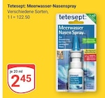 Aktuelles Meerwasser-Nasenspray Angebot bei GLOBUS in Mannheim ab 2,45 €