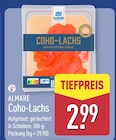 Aktuelle Lachs Angebote bei ALDI Nord in Remscheid Aktuelles Coho-Lachs Angebot bei ALDI Nord in Remscheid ab 2,99 €