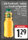 EDEKA Soest - Fruchtsaft, -nektar oder Fruchtsaftgetränk Angebot im Prospekt Fruchtsaft, -nektar oder Fruchtsaftgetränk bei EDEKA im Soest Prospekt für 1,29 €