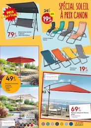Prix et réduction Balancelle dans le prospectus Maxi Bazar en cours Offre Balancelle dans le catalogue Maxi Bazar du moment à la page 7