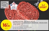 Viande bovine : Bifteck haché provenant de morceaux dénervés, dégraissés - Jean rozé en promo chez Intermarché Super Viande bovine : Bifteck haché provenant de morceaux dénervés, dégraissés - Jean rozé dans le catalogue Intermarché Super